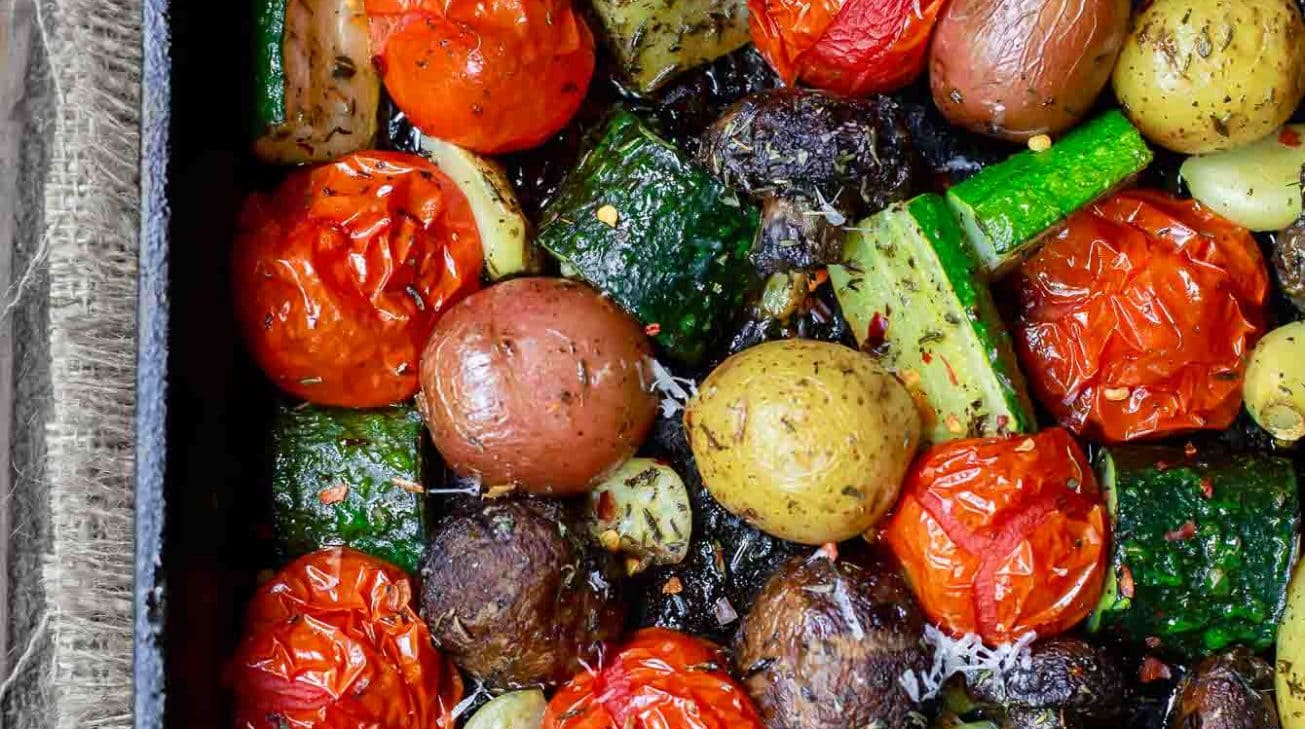 Italian Oven Roasted Vegetables The Mediterranean Dish 3 1