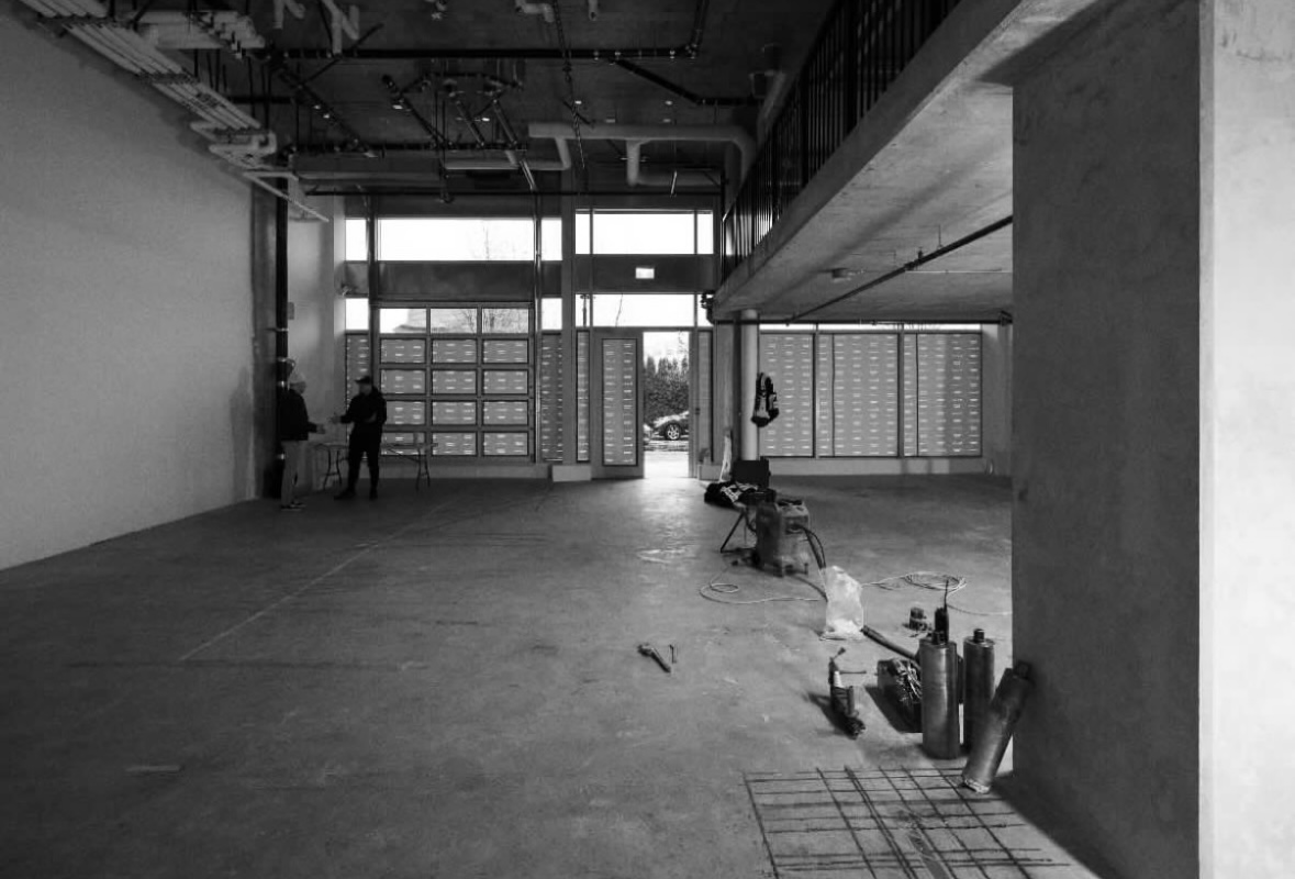 Main training floor construction